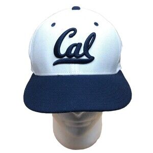 California Golden Bears CAL Nike Hat Cap True Fit Size M/L Dri-Fit White Blue
